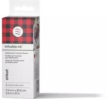 Cricut Infusible Ink Transfer Sheets 2-pack Buffalo Check ideal size for MugPress (P)