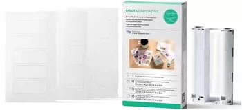 Cricut StickerPix Print Set with pre-cut sticker sheets 54 pcs and ink cartridge (P)