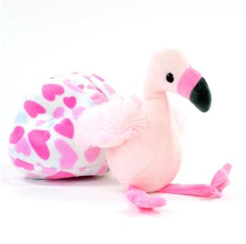 Kögler Felicitas, Mini Flamingo aus Plüsch im Ei 13 cm