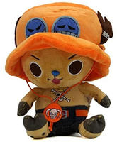 SAKAMI - One Piece - Chopper X Ace - Pl&uuml;sch, Anh&auml;nger, Figur, Keychain - 14cm -