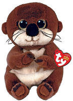 Ty 40925, Ty Beanie Babies Mitch Otter 15cm (15 cm) (40925) Braun
