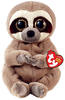Ty 40545, Ty Beanie Babies Silas Sloth 15cm (17 cm) Beige/Grau