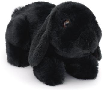 UNI-TOYS Widderkaninchen, liegend 20 cm schwarz