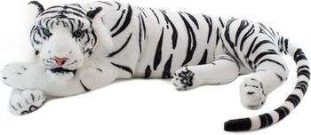 Brubaker Tiger Kuscheltier 60 cm weiß