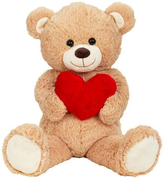 Lifestyle & More Teddybär mit Herz 100 cm braun (1261)