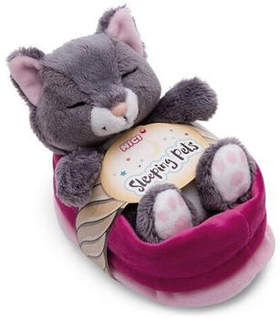 NICI Sleeping Pets - Katze grau 12 cm