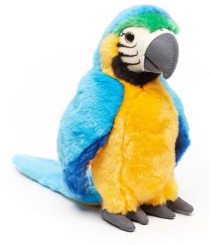 UNI-TOYS Papagei 24 cm blau