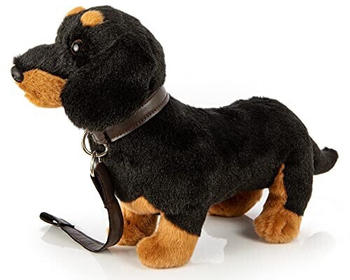 UNI-TOYS Dackel, stehend (mit Leine) 28 cm