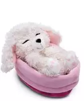 NICI Kuscheltier Sleeping Pets GREEN 49749, Pudel im malve K&ouml;rbchen, ab 0 Jahre, 12