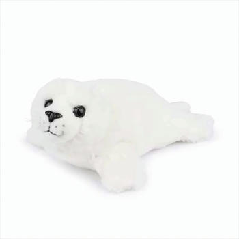 Bon Ton Toys WWF Eco-Plüsch Robbe, weiß, Polar-Kollektion 15 cm