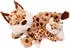 NICI Wild Friends - Luchs Mutter 40 cm & Kind