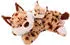 NICI Wild Friends - Luchs Mutter 40 cm & Kind