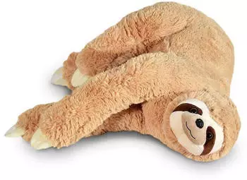 Mikamax Lebensgro&szlig;es Faultier-Kissen 90 cm