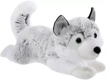 Heunec Flauschiger Pl&uuml;sch Winter Husky, liegend 30cm