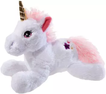 Heunec Pl&uuml;schtier Einhorn liegend