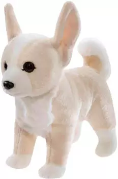 Heunec Kuscheliger Pl&uuml;sch-Chihuahua, stehend 25cm, beige/wei&szlig;