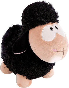 NICI Schaf Kuscheltier schwarz stehend Green 22cm I Plüschtier für Mädchen, Jungen & Babys I Flauschiges Stofftier zum Kuscheln & Spielen - 49677