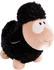 NICI Schaf Kuscheltier schwarz stehend Green 22cm I Plüschtier für Mädchen, Jungen & Babys I Flauschiges Stofftier zum Kuscheln & Spielen - 49677