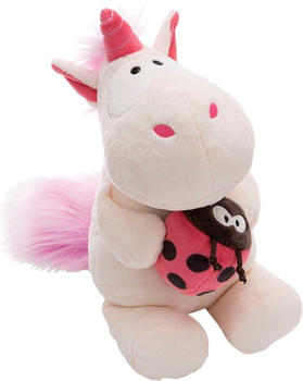 NICI 61387 Kuscheltier Einhorn Theodor mit Marienk&auml;fer 25cm