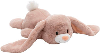 NICI 61328 Kuscheltier Hase Fjella 45cm Relaxed-liegend braun-Stofftier aus weichem Pl&uuml;sch, niedliches Pl&uuml;schtier zum Kuscheln und Spielen, f&uuml;r Kinder & Erwachsene-tolle Geschenkidee