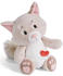NICI Kuscheltier Love Katze flauschig 25 cm - niedliches Stofftier aus weichem Plüsch zum Kuscheln und Spielen, Plüschtier für Kinder & Erwachsene, 49407, tolle Geschenkidee, beige, 25cm