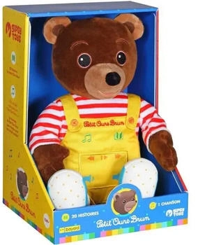 Gipsy Toys Peluche interactive Petit Ours Brun (French)
