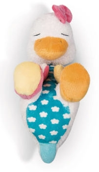 NICI My first Gans - Gilli schlafend 23 cm – Qualität und Sicherheit für sorglose Spielstunden