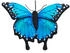 Teddys Rothenburg Schmetterling blau/schwarz 26 cm