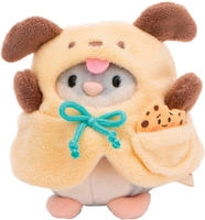 Nici, Mymochi, Hamster Shai mit Keks u. Hundekost&uuml;m in Geschenkbox, ca 8 cm