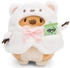 NICI mymochi - Hund Hiro mit Bubble Tee u. Eisbärkostüm in Geschenkbox 8 cm