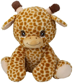 Lifestyle & More Giraffe braun mit süßen Augen sitzend 33 cm (4268)