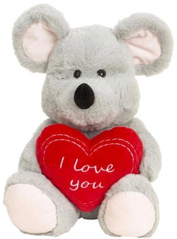 Lifestyle & More Maus mit Herz „I Love you“ 30 cm (1213)