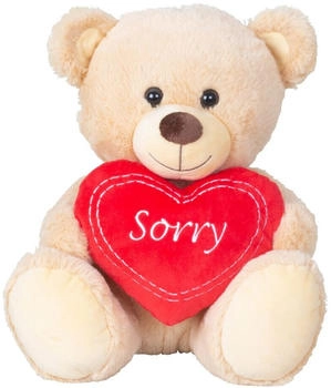 Lifestyle & More Teddybär mit Schleife und Herz "Sorry" 30 cm (4239)