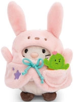 Nici, Mymochi, Katze Angy mit Kaktus u. Hasenkost&uuml;m in Geschenkbox, ca 8cm