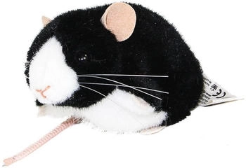 Kösener Maus schwarz/weiß 10 cm