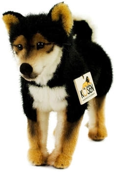 Kösener Shiba-Inu Hund schwarz/hellbraun/weiß 28 cm