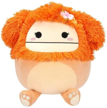 Jazwares Squishmallows Light Orange Bigfoot with Flower Pin Shasta 30 cm