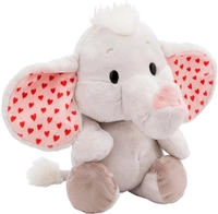 Nici Kuscheltier "Love, Elefant hellgrau, 23 cm"