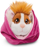 Nici Karamell-wei&szlig;es Kuscheltier Meerschweinchen im K&ouml;rbchen (61333)