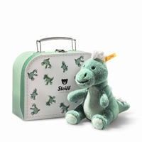 Steiff 067280, Steiff Joshi Baby T-Rex 16 gr&uuml;nblau im Koffer gr&uuml;n/ blau, Spielzeuge