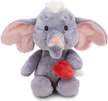 NICI Kuscheltier Love Elefant mit Magnet Herz grau 23cm GREEN