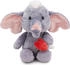 NICI Kuscheltier Love Elefant mit Magnet Herz grau 23cm GREEN