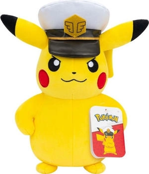 Jazwares Pok&eacute;mon - Pikachu Flugkapit&auml;n aus "Horizonte" Pl&uuml;sch 20cm