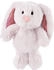 NICI 48663 Kuscheltier Hase hellgrau 20cm schlenkernd
