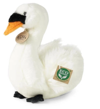 Rappa Sitzender Plüschvogel Schwan 23 cm