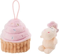 Nici Kuscheltier "Theodor & Friends GREEN, Einhorn Creamy Pink 10 cm in Cupcake...
