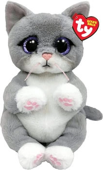 Ty 41055 BEANIE BELLIE GREY CAT MORGAN - 14 cm
