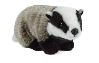 Living Nature Soft Toy - Large Badger (27cm)