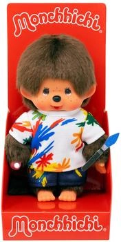 Sekiguchi Original Monchhichi Junge Künstler aus braunem Plüsch (203826)