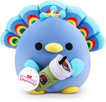 ZURU 77690V Snackles Pfau Levi mit Kung Fu Tea Matcha, Serie 3 (20 cm)